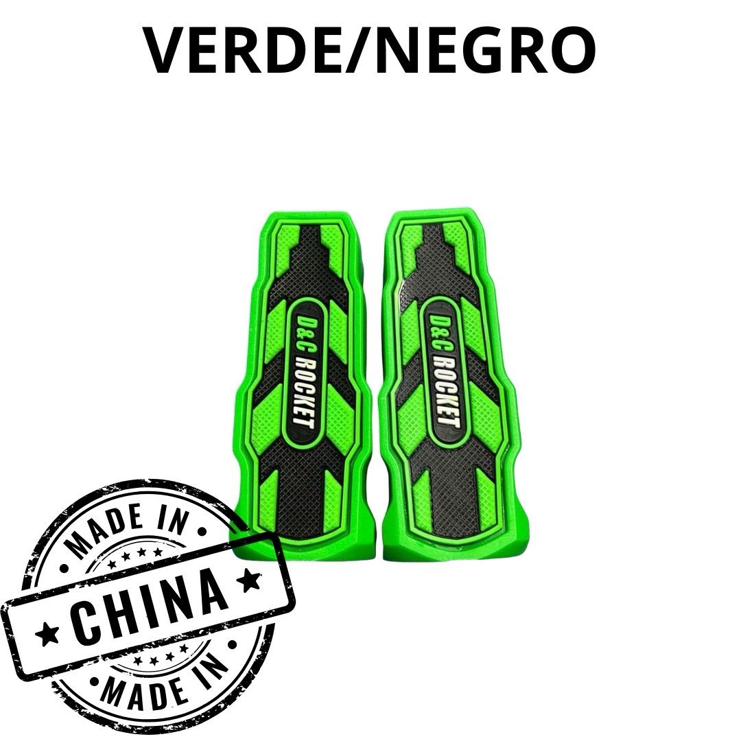 Goma posapie verde/negro dyc rocket estilo pro taper ft-125/150 new style