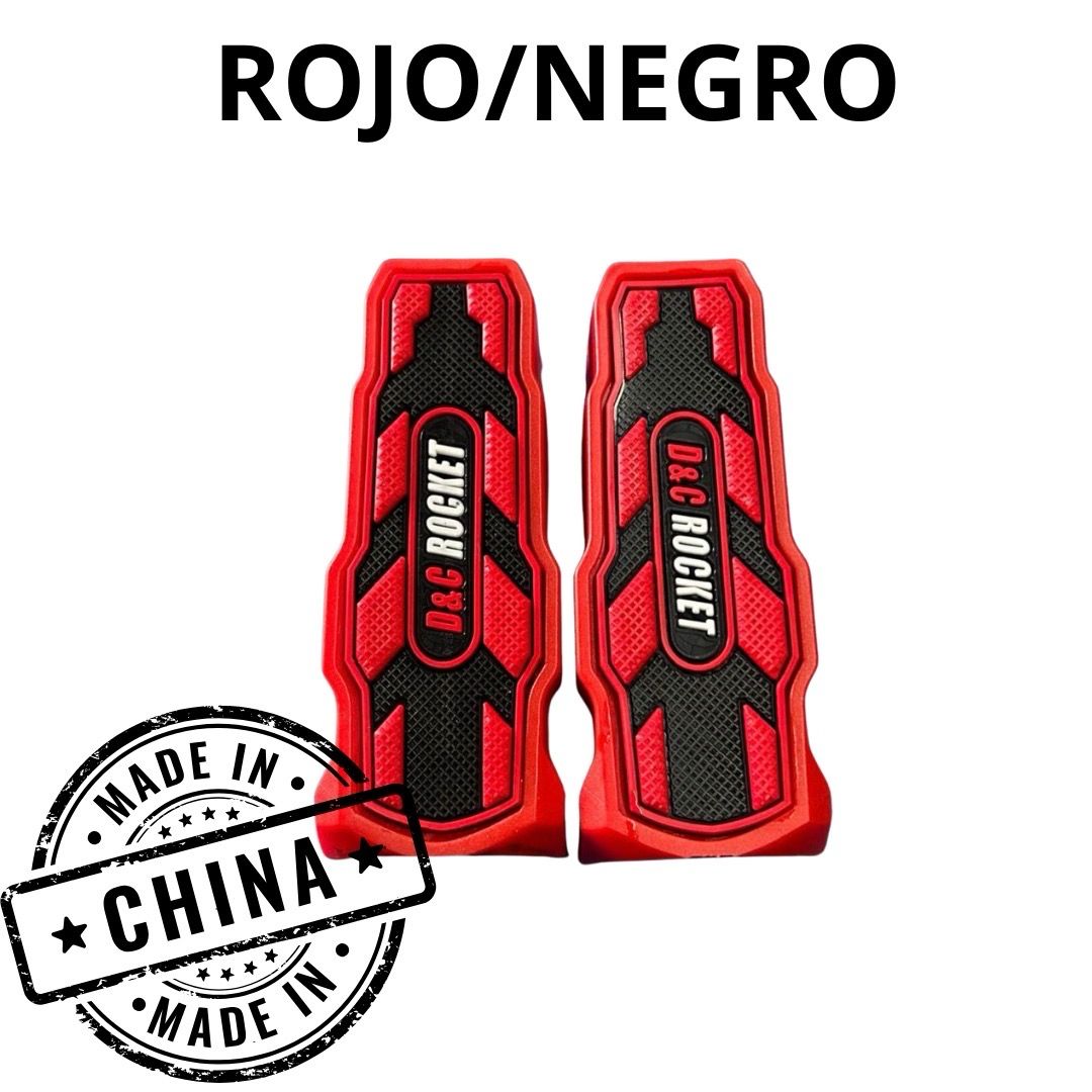 Goma posapie roja/negro dyc rocket estilo pro taper Ft-125/150 new style