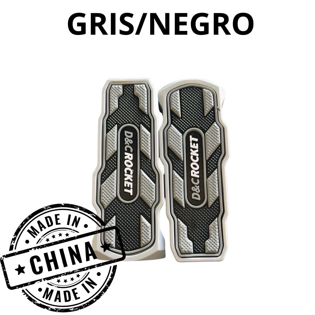 Goma posapie gris/negro dyc rocket estilo pro taper ft-125/150 new style