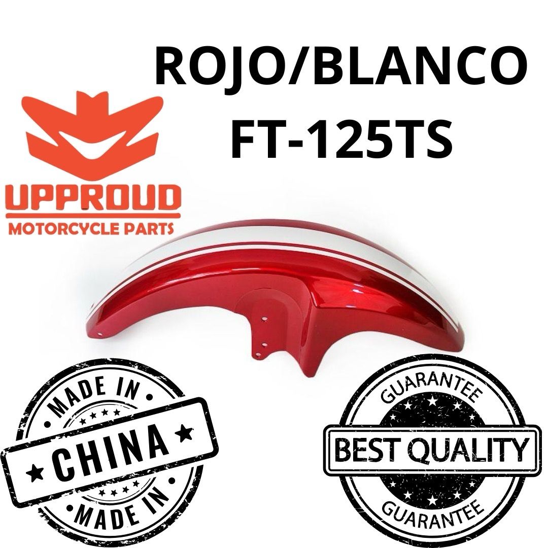 Salpicadera delantera roja FT125 TS ROJA 2022(PRODUCTO NUEVO)