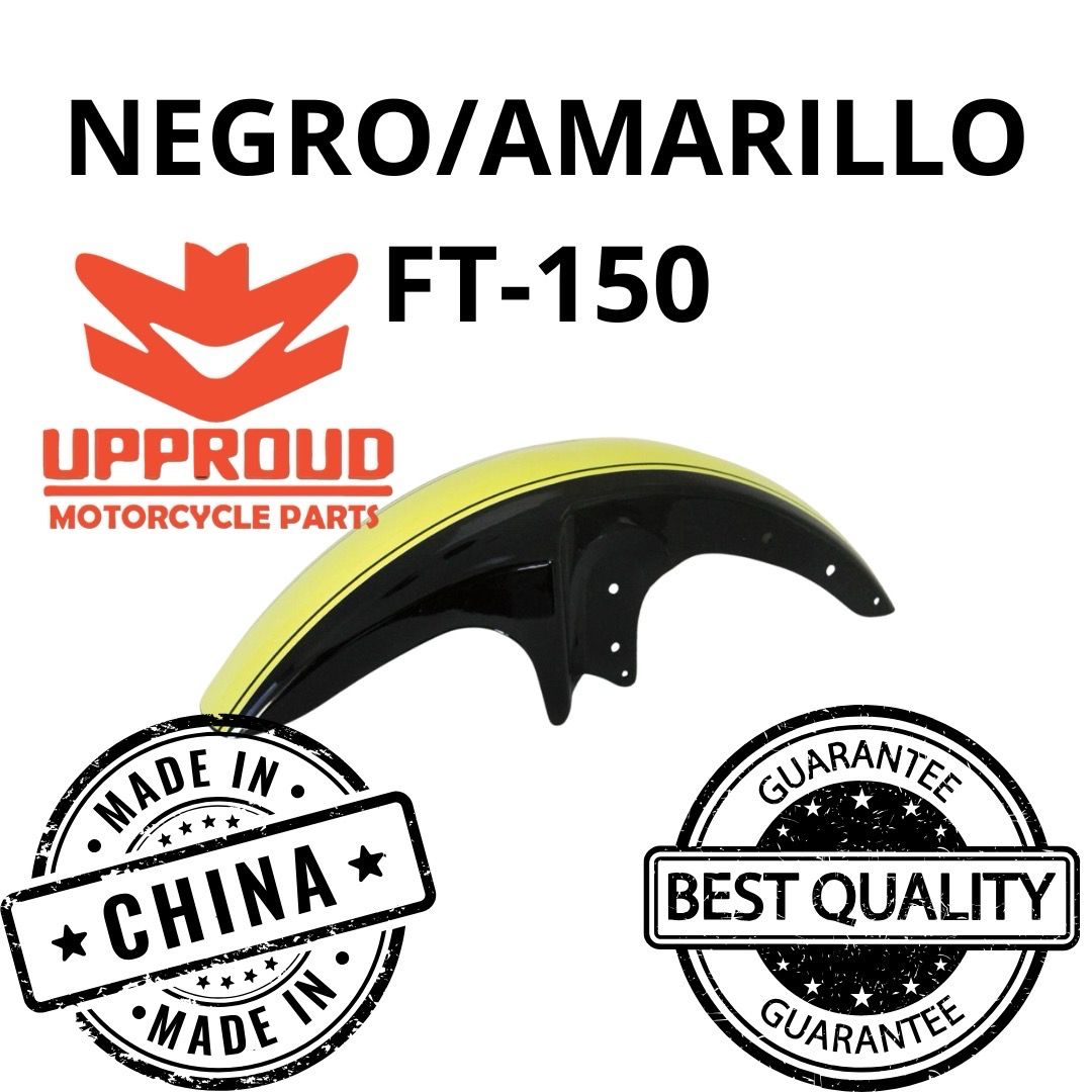 Salpicadera delantera negro/amarillo FT150S 2015-2016 (PRODUCTO NUEVO)