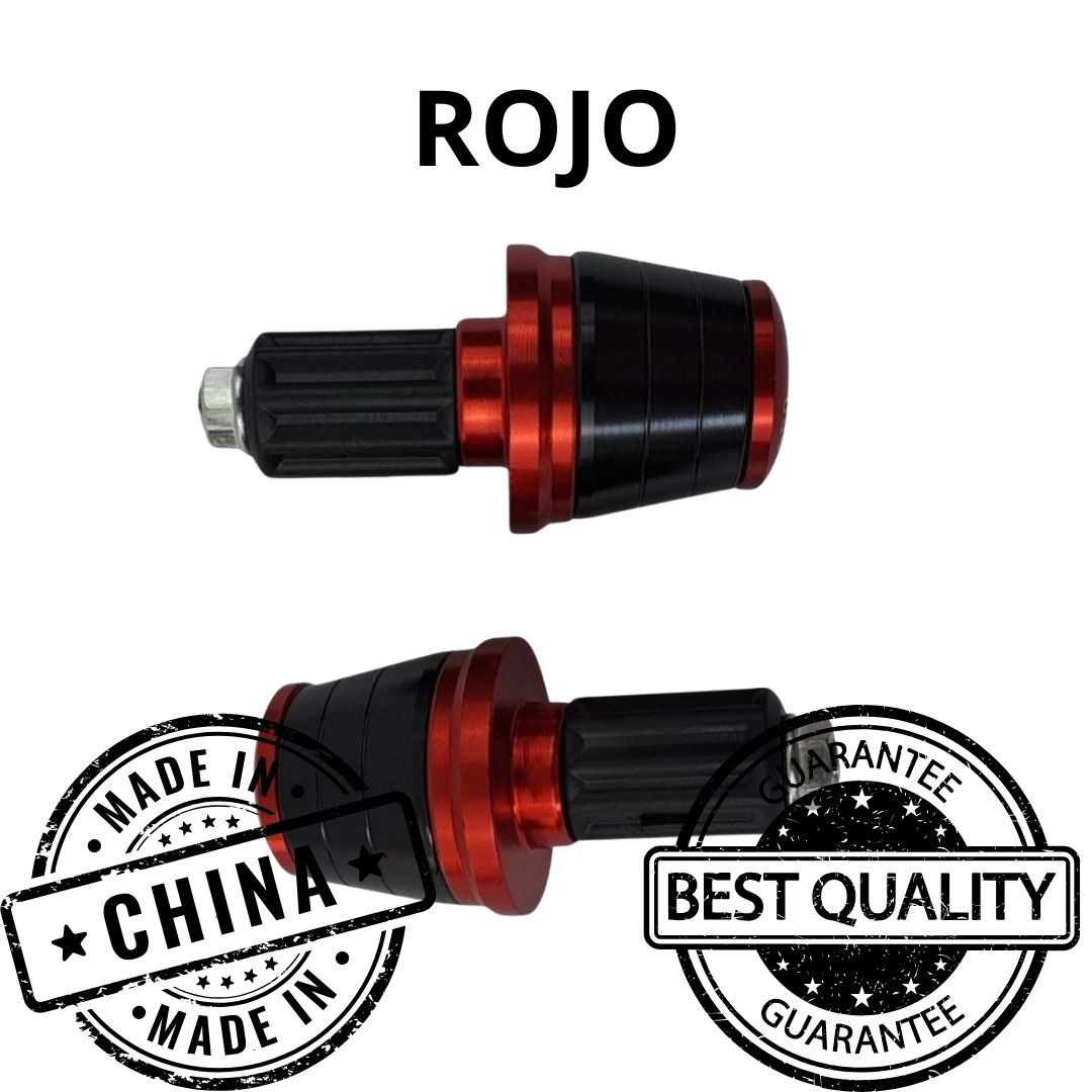 Contra peso para puño de manubrio aluminio CPAXP-001 rojo AXESPRO