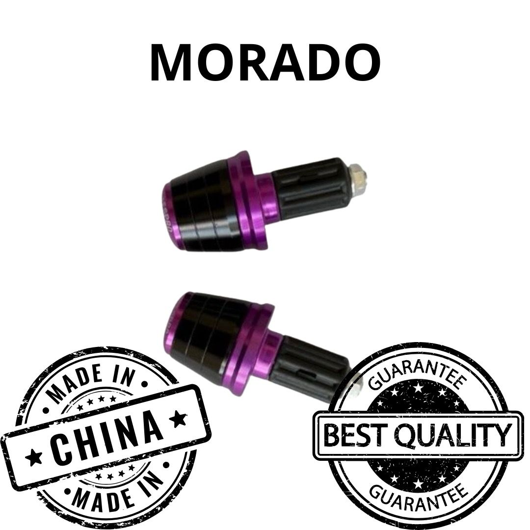 Contra peso para puño de manubrio aluminio CPAXP-001 morado AXESPRO