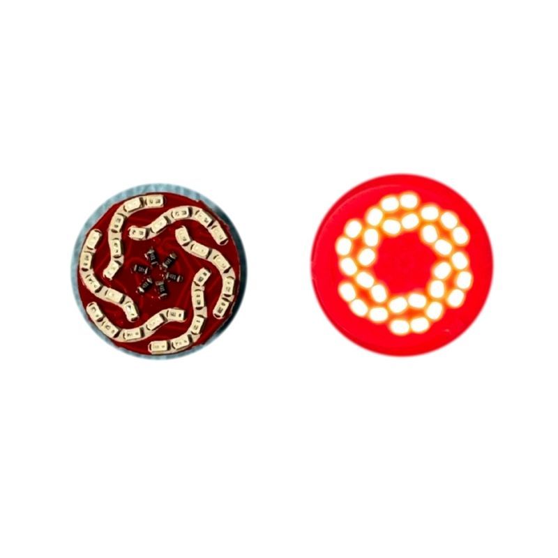 Foco calavera LED en forma de estrella FOAXP-011 1.5W 600LM 12V rojo AXESPRO