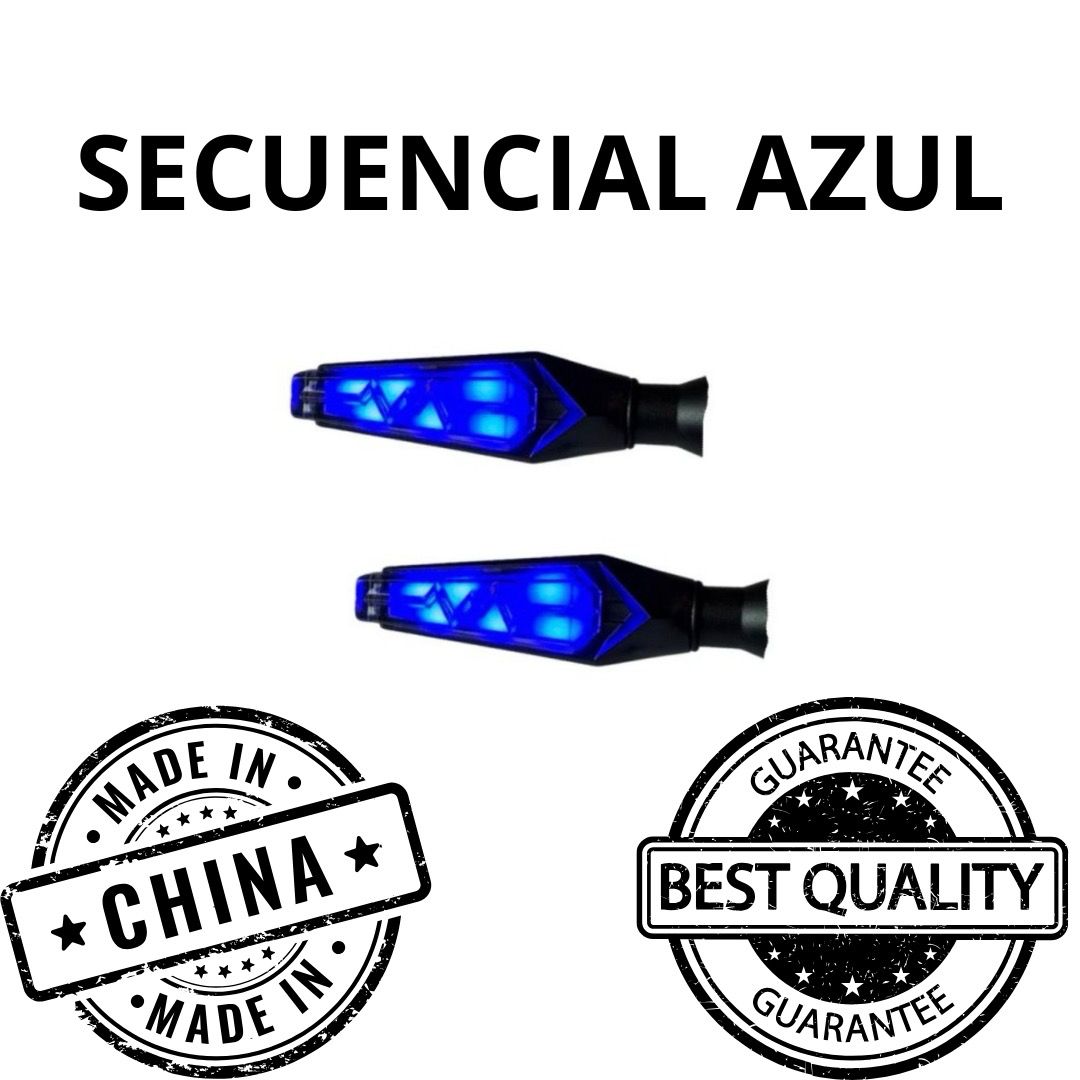 Luces direccionales secuenciales LED LDAXP-005 azul 5W 500LM 12V DC AXESPRO
