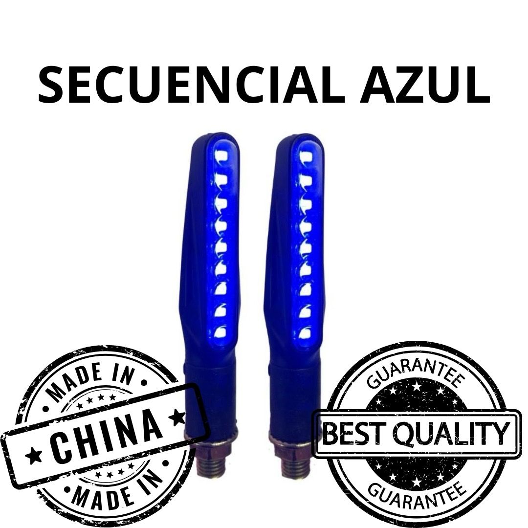 Luces direccionales secuenciales LED azules 5W 500LM 12V DC AXESPRO