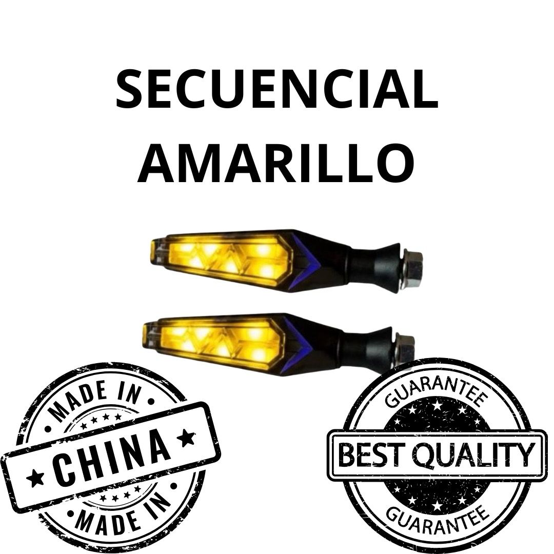 Luces direccionales secuenciales LED LDAXP-005 amarillo 5W 500LM 12V DC AXESPRO