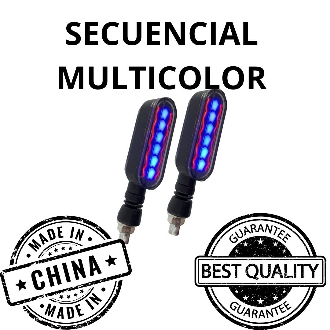 Luces direccionales secuenciales LED LDAXP-008 multicolor 5W 500LM 12V DC AXESPRO