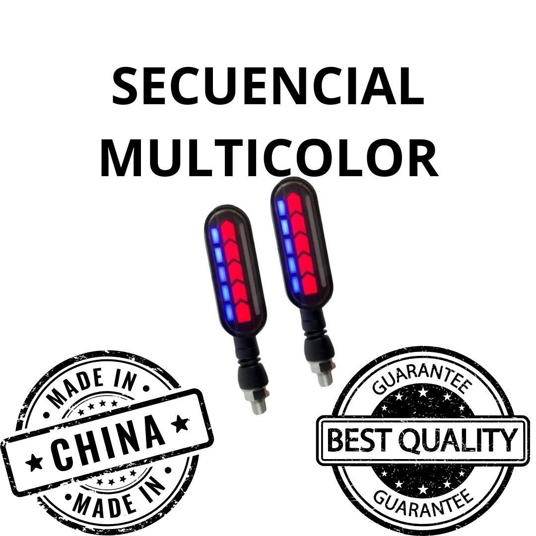 Luces direccionales secuenciales LED LDAXP-009 multicolor 5W 500LM 12V DC AXESPRO