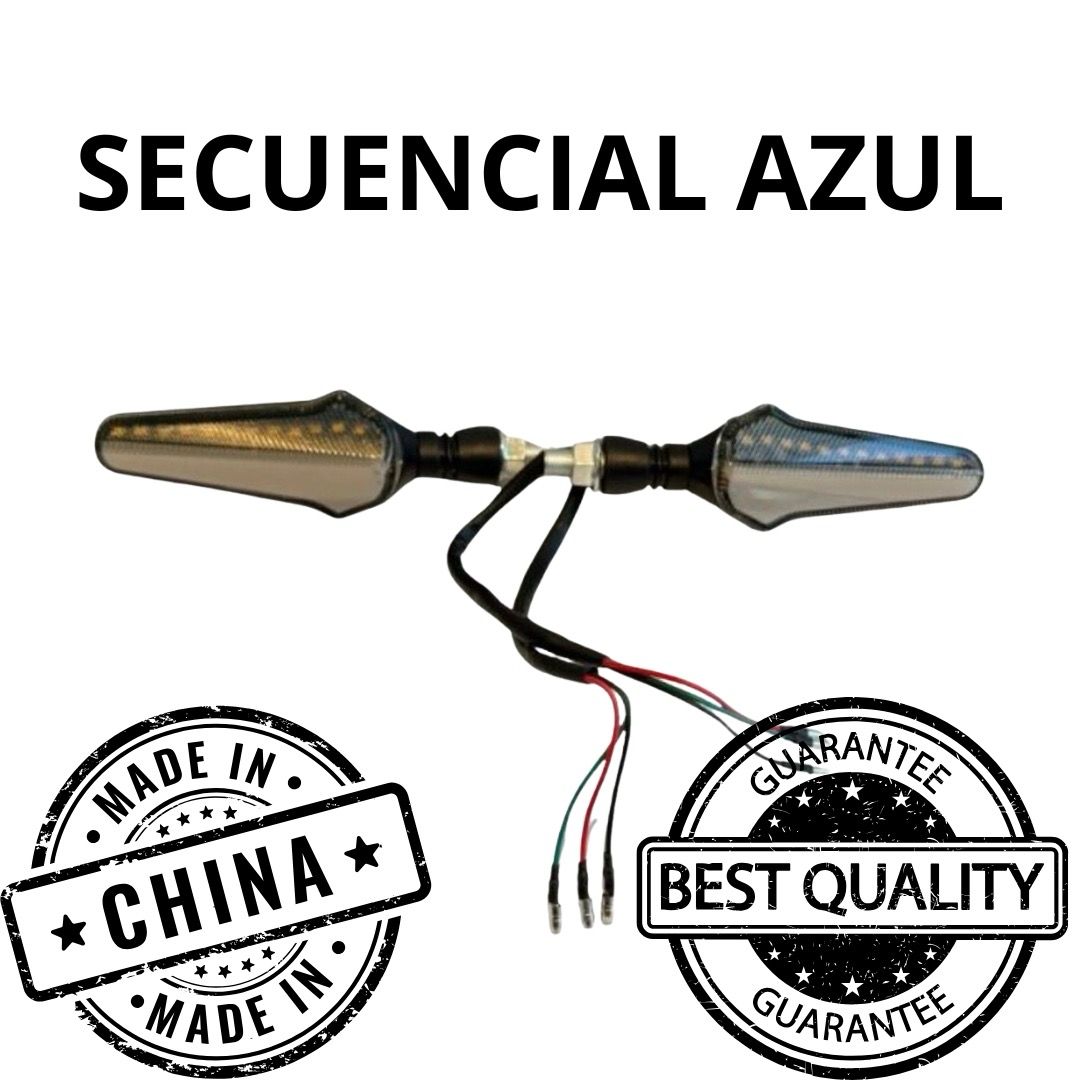 Luces direccionales secuenciales LED LDAXP-015 azul 5W 500LM 12V DC AXESPRO