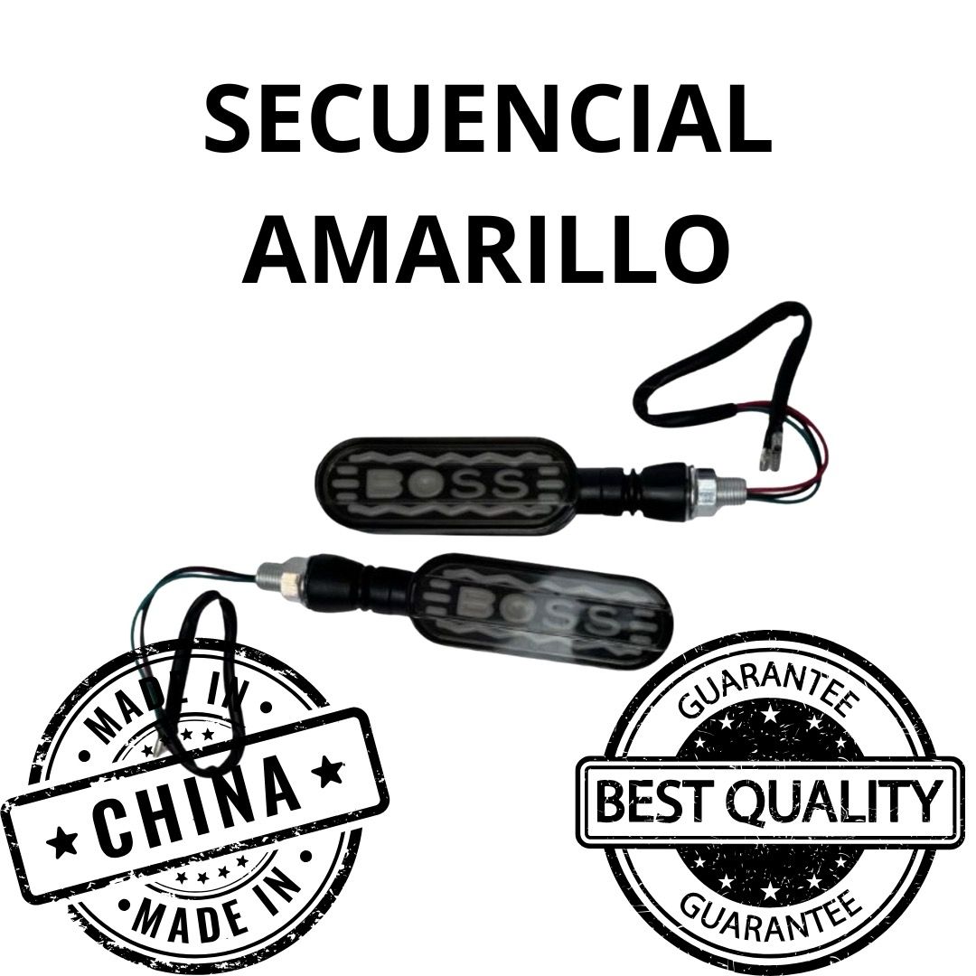Luces direccionales secuenciales LED LDAXP-018 amarillo 5W 500LM 12V DC AXESPRO