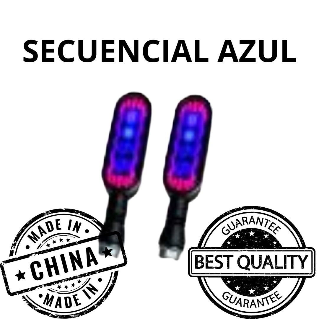 Luces direccionales secuenciales LED LDAXP-018 azul 5W 500LM 12V DC AXESPRO