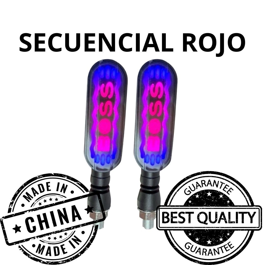 Luces direccionales secuenciales LED LDAXP-018 roja 5W 500LM 12V DC AXESPRO