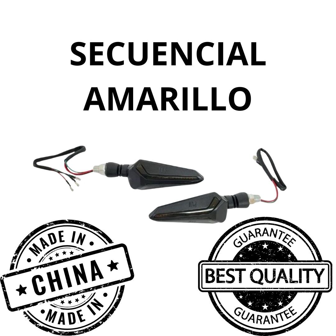Luces direccionales secuenciales LED LDAXP-014 amarillo 5W 500LM 12V DC AXESPRO