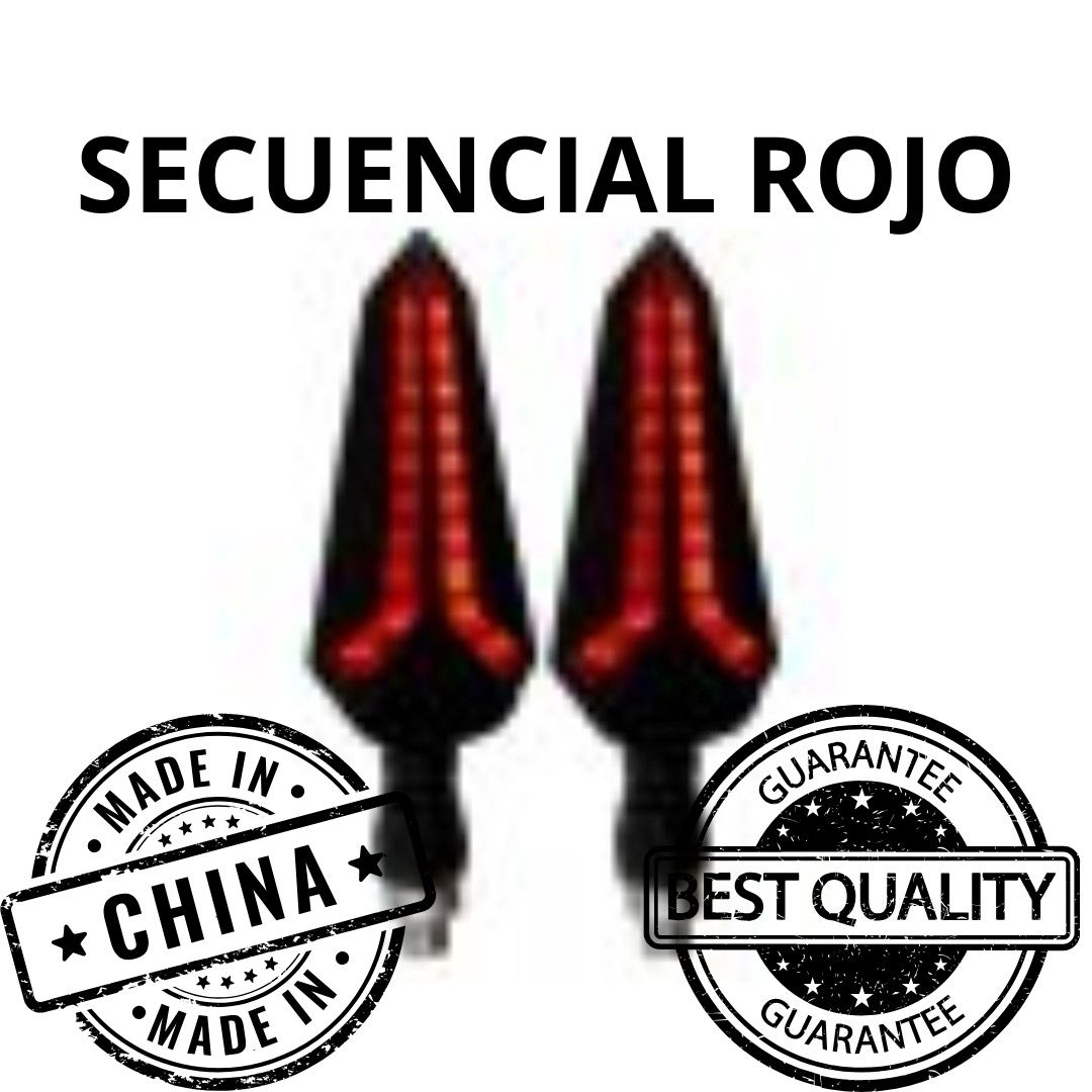 Luces direccionales secuenciales LED LDAXP-014 roja 5W 500LM 12V DC AXESPRO