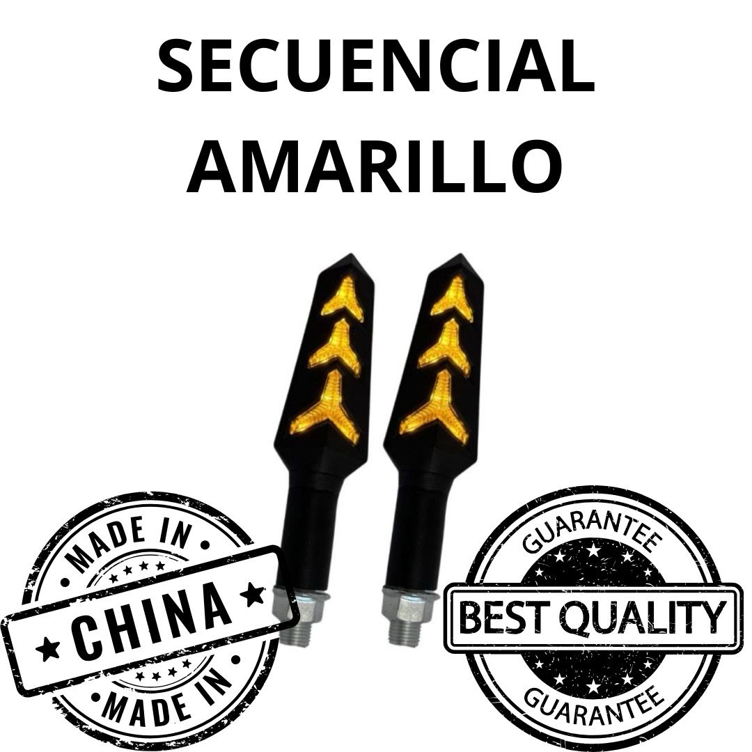 Luces direccionales secuenciales LED LDAXP-022 amarillo 5W 500LM 12V DC AXESPRO