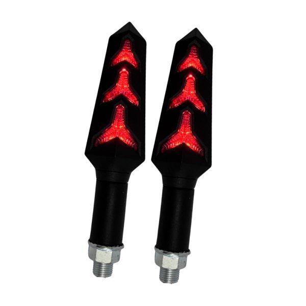 Luces direccionales secuenciales LED LDAXP-022 amarillo/roja 5W 500LM 12V DC AXESPRO