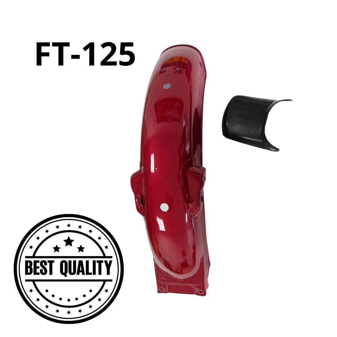 SALPICADERA TRASERA ROJA FT-125 (CON LODERA)