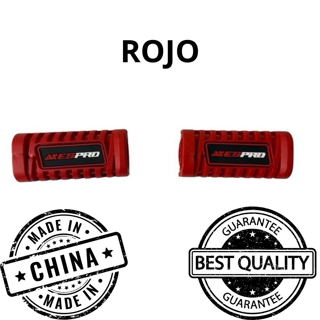 Gomas posapies FT125 roja AXESPRO