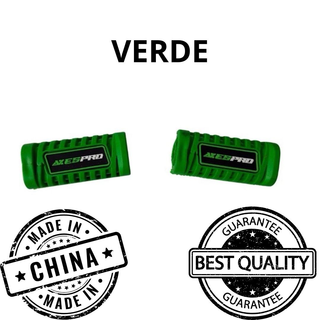 Gomas posapies FT125 verde AXESPRO
