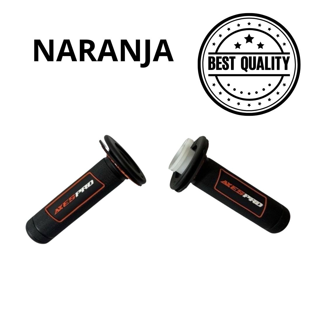 Puños hule GRAXP-003 naranja AXESPRO