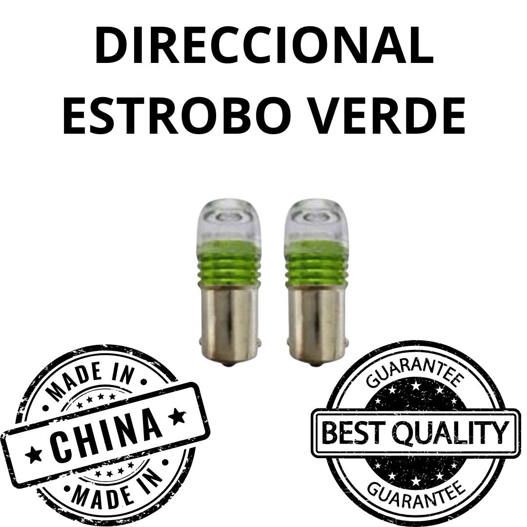 Foco de direccional con estrobo rojo(Par)
