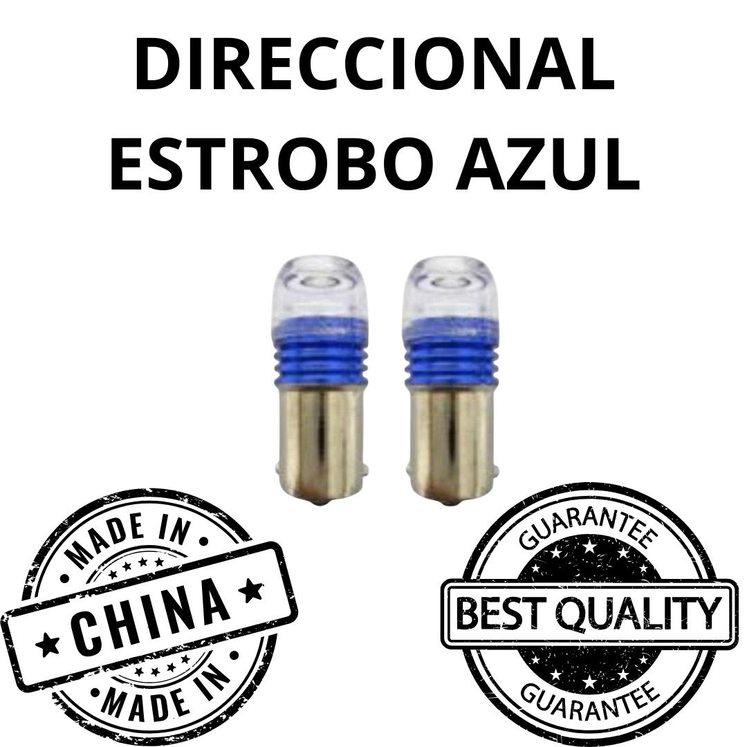 Foco de direccional con estrobo amarillo (Par)