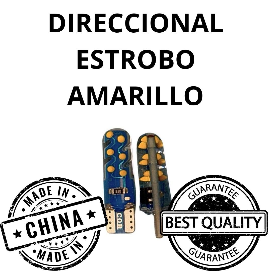 Foco direccional con estrobo LED FOAXP-016 4.4W 800LM 12V/DC amarillo