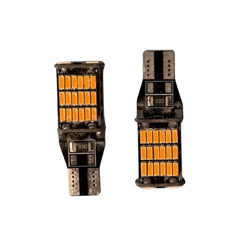Foco LED pellizco 45 chips FOAXP-01 4.4W 800LM 12V/DC amarillo