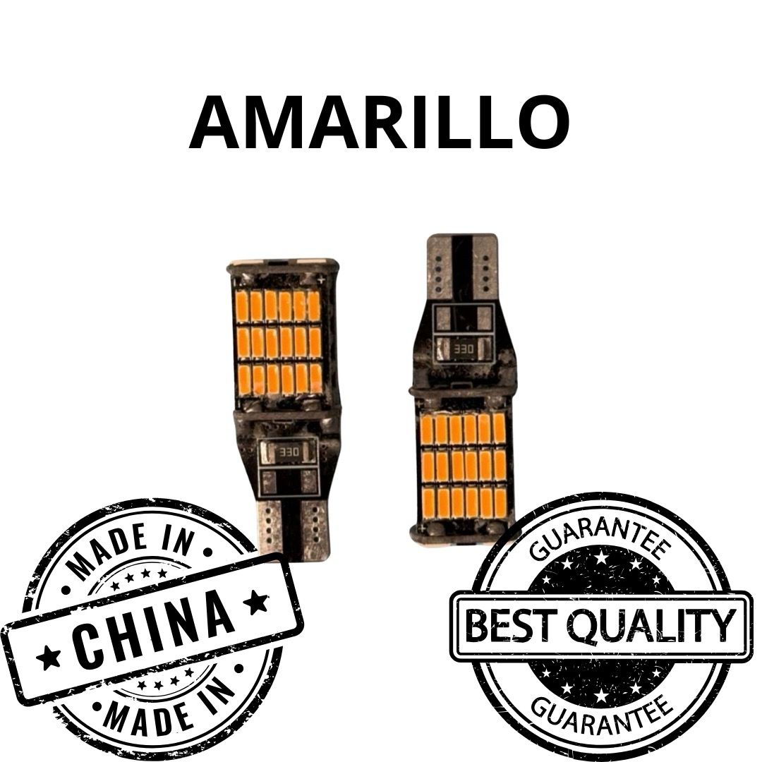 Foco LED pellizco 45 chips FOAXP-01 4.4W 800LM 12V/DC amarillo