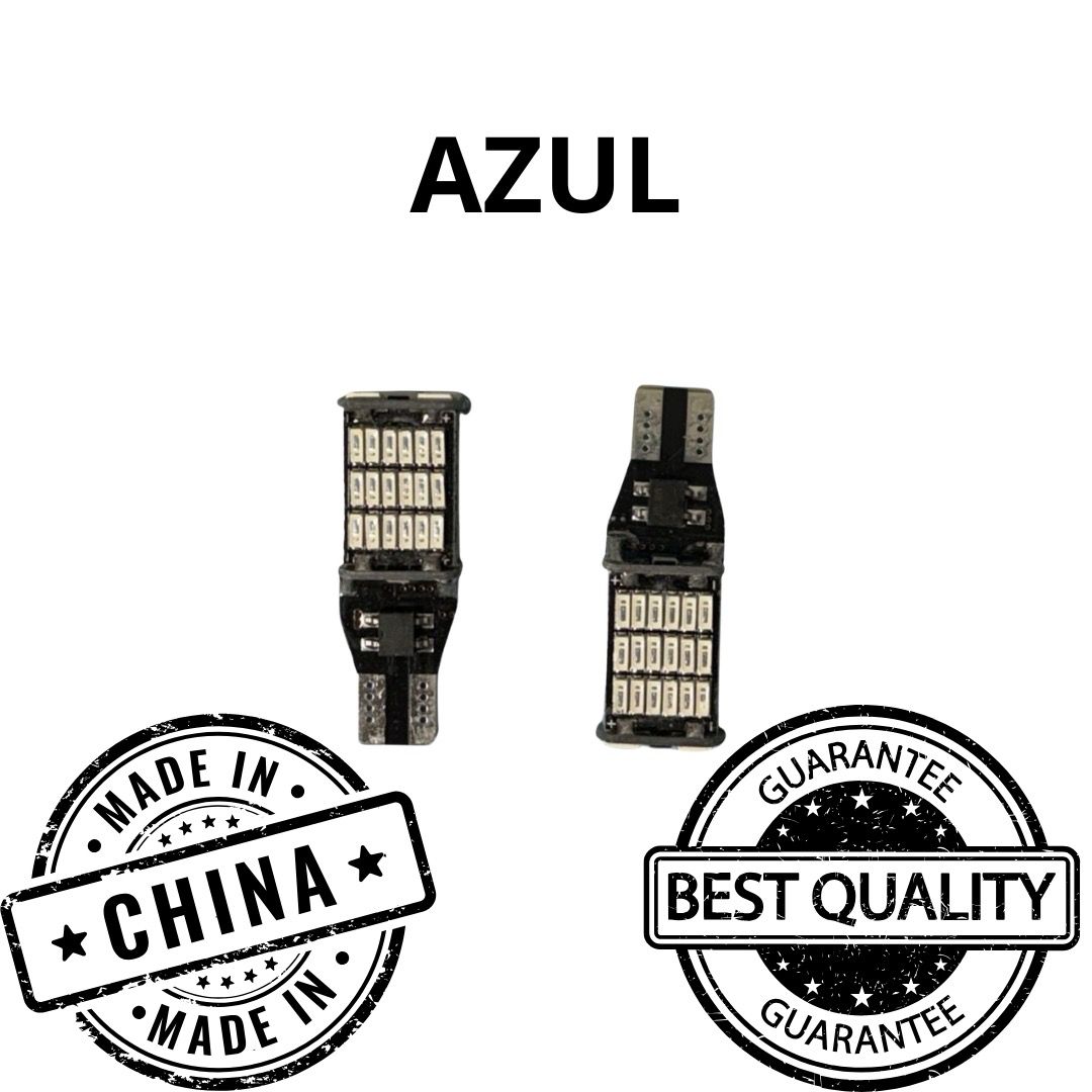 Foco LED pellizco 45 chips FOAXP-010 4.4W 800LM 12V/DC azul
