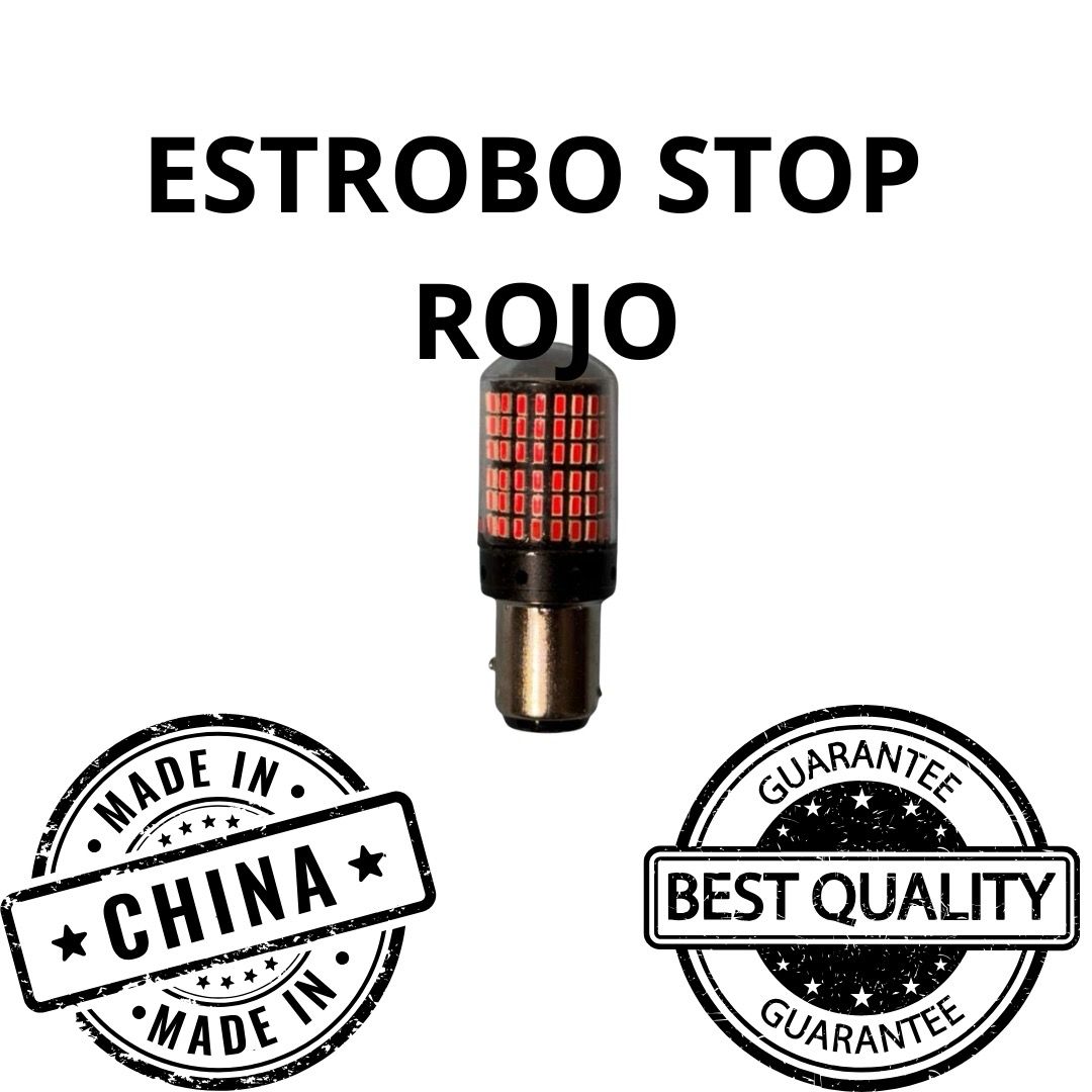 Foco calavera LED con estrobo FOAXP-012 4.4W 800LM 12V/DC rojo