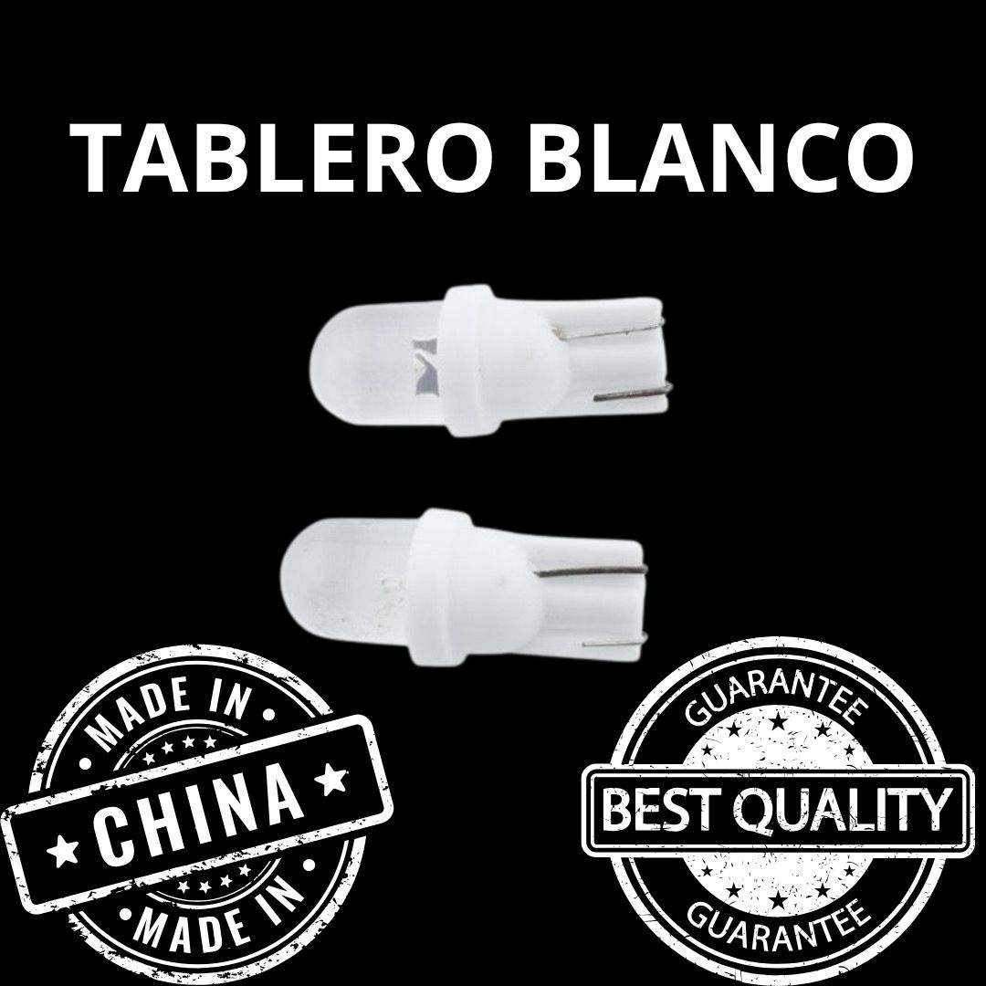 Foco LED T10 blanco pellizco (Tablero)