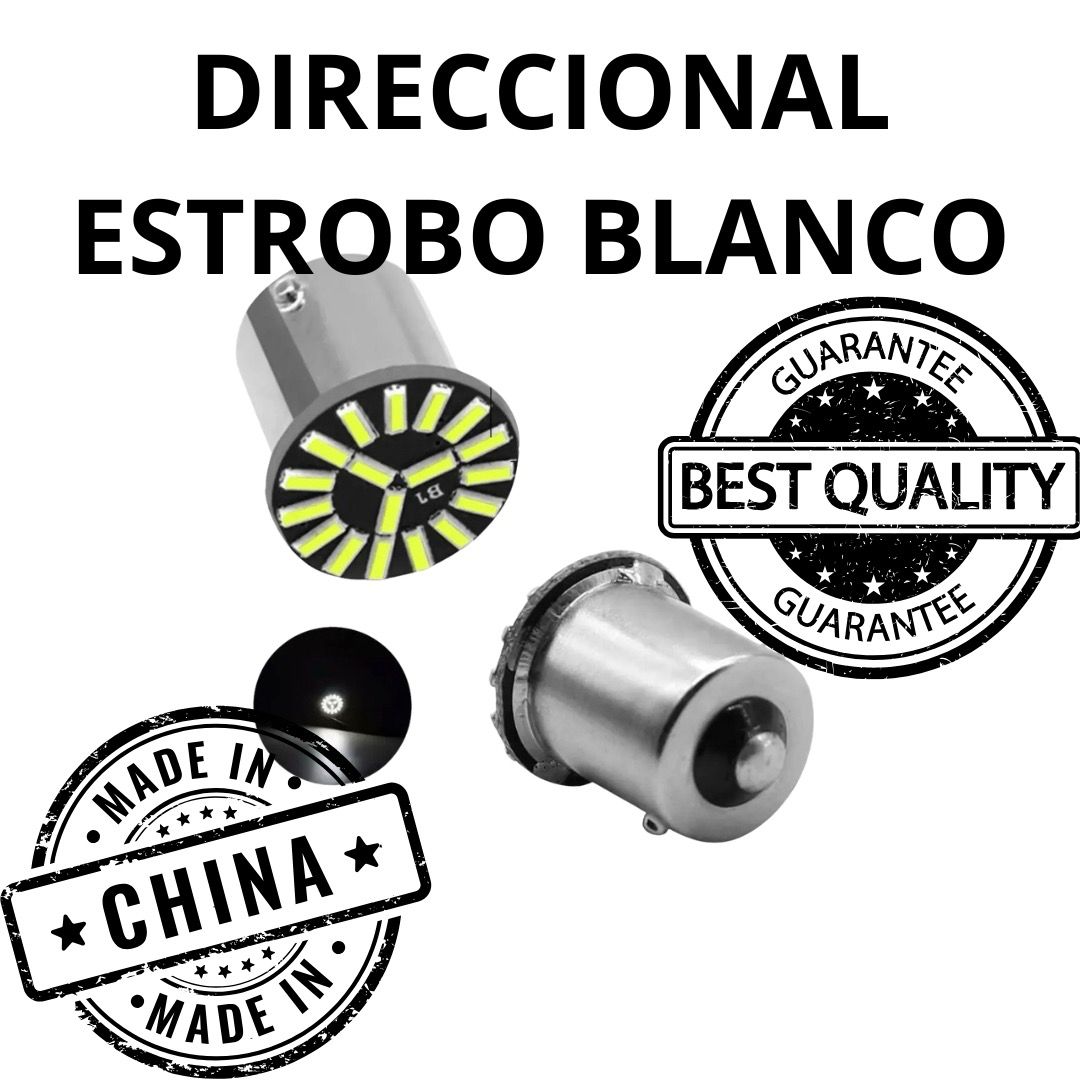 Foco direccional estrobo led blanco