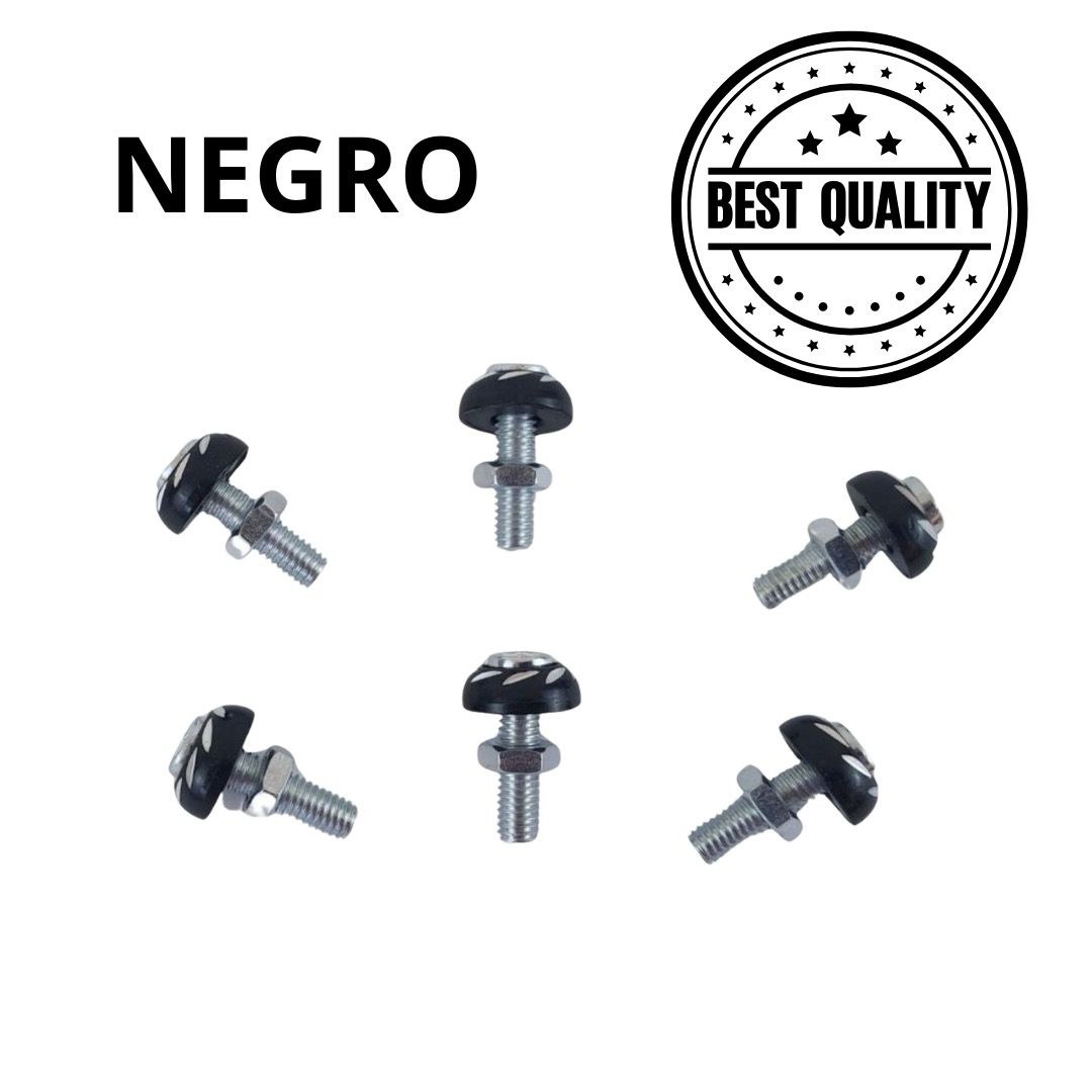 Tornillos decorativos (6 piezas) TRAXP-002 negro  AXESPRO 