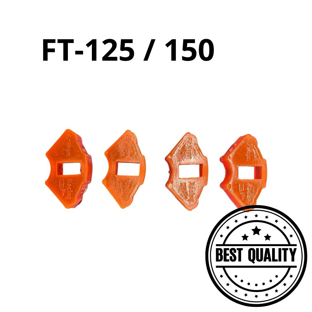 GOMAS de sprocket FT 125/150 Roja Reforzadas NACIONAL