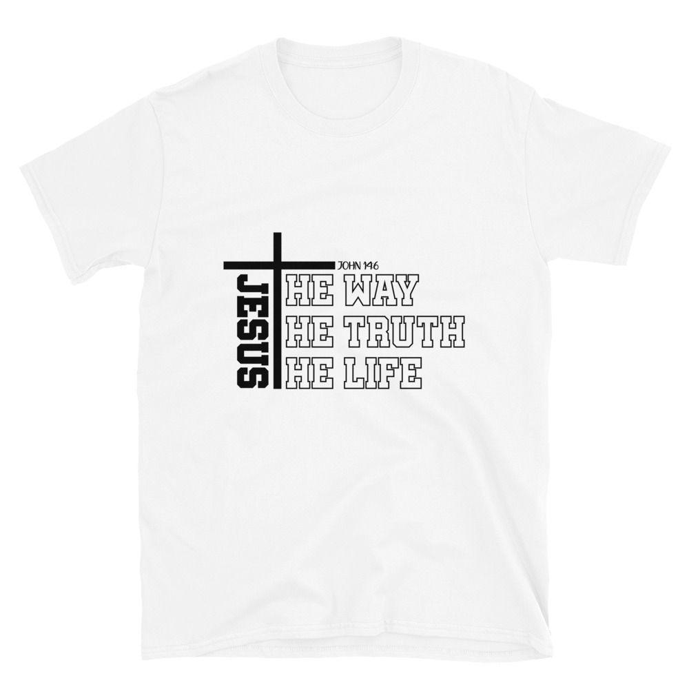 Jesus The Way T-Shirt – Christian Faith-Based Tee Inspired by John 14:6