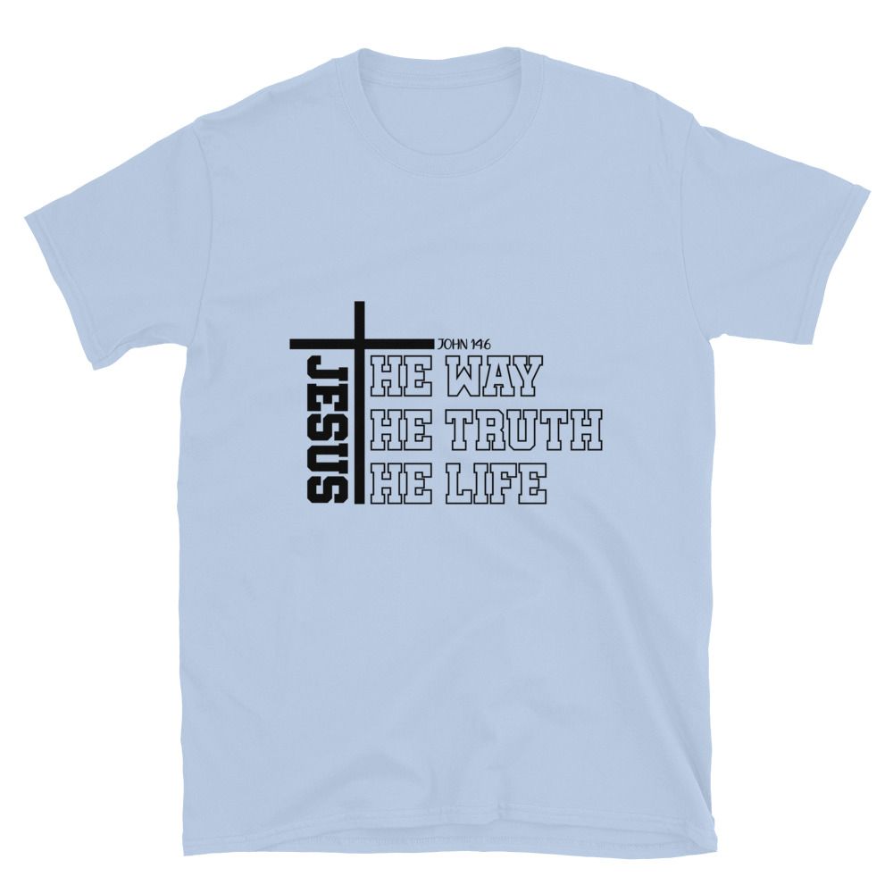 Jesus The Way T-Shirt – Christian Faith-Based Tee Inspired by John 14:6