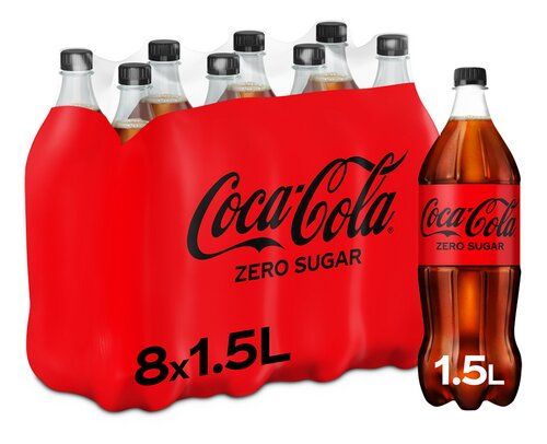 Coca-Cola Zero Fles 8x1,5L