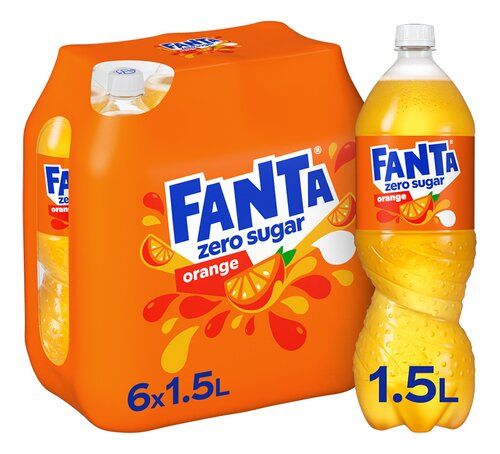 Fanta Orange Fles 8x1,5L Fanta Orange Fles 8x1,5L