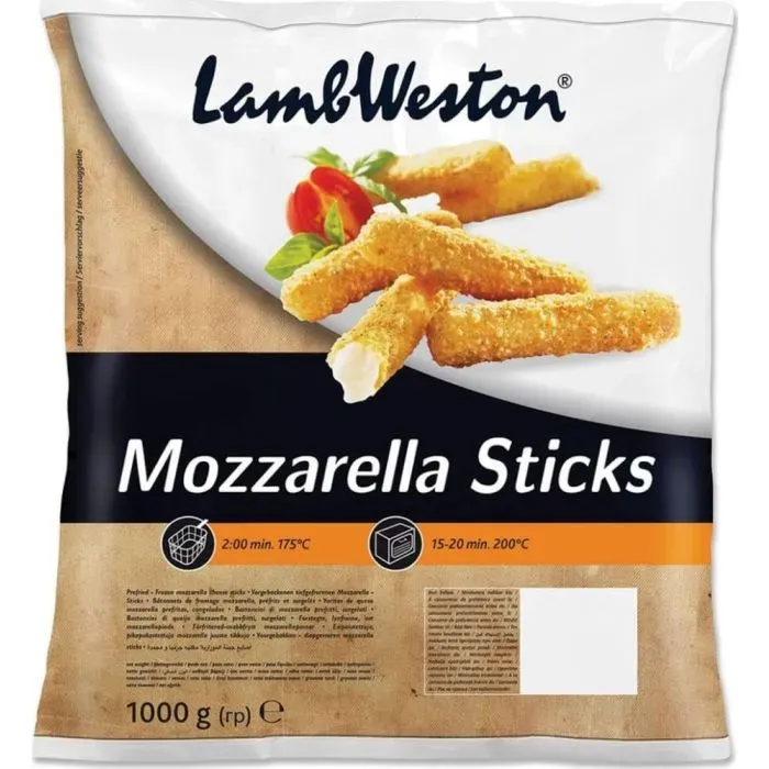 LambWeston Mozzarella Sticks 1kg LambWeston Mozzarella Sticks 1kg