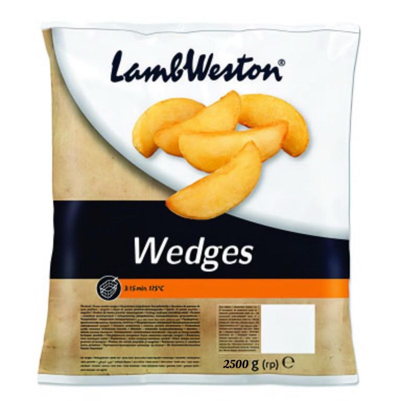 LambWeston Skin on wedges 2,5kg LambWeston Skin on wedges 2,5kg