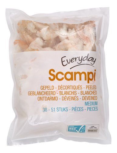 Everyday Scampi M gepeld 38-51 500gr