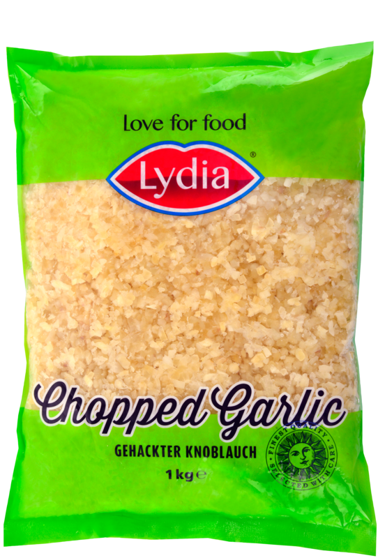 Lydia Gehakte Knoflook Diepvries 1kg Lydia Gehakte Knoflook Diepvries 1kg