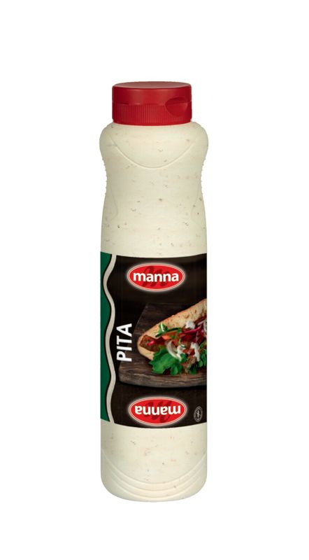Manna Knoflooksaus Pita 1L Manna Knoflooksaus Pita 1L
