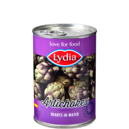 Lydia Artisjokken harten in water 425ml