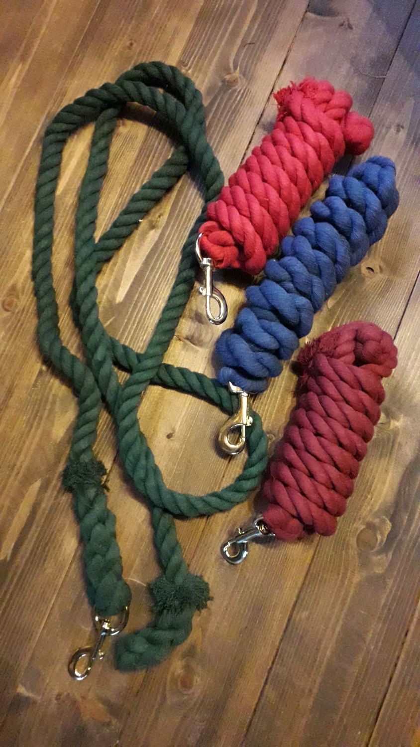 Langer Führstrick Baumwolle gedreht