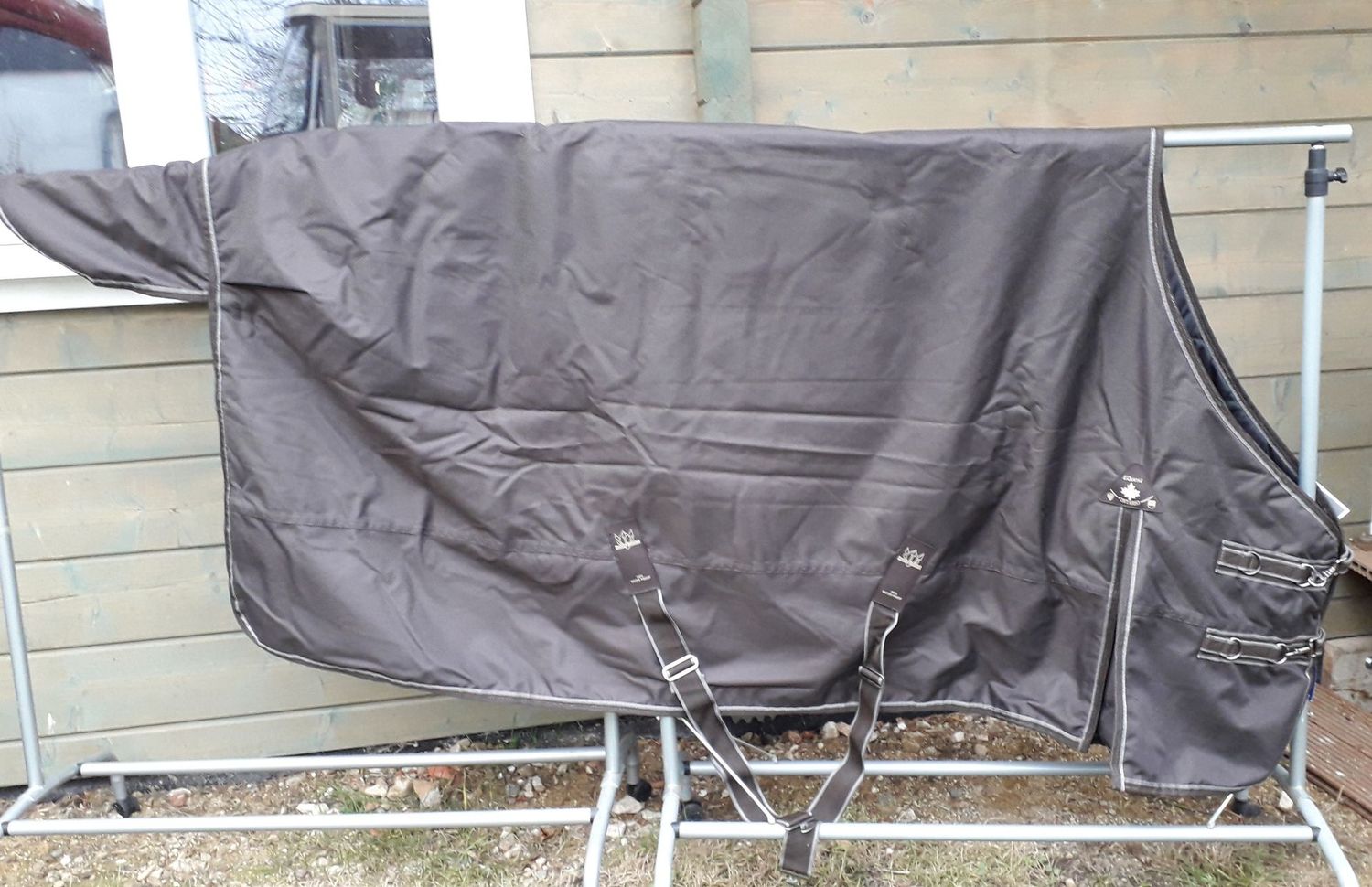 Equest Outdoordecke Ontario 160g L 145 cm mokka