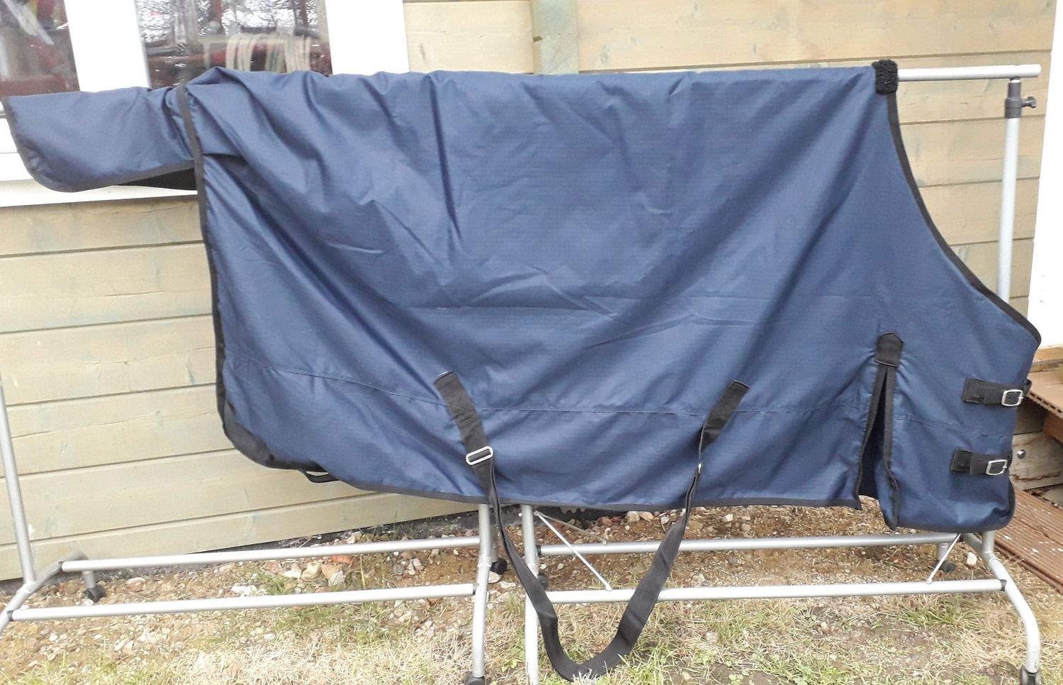 BTS Outdoordecke blau 145 cm ca. 100g Füllung