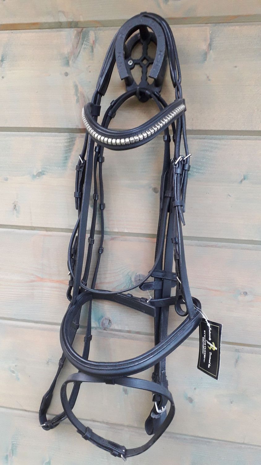 VB COB Trense BTS schwarz mit Clincher silber VB COB Trense BTS schwarz mit Clincher silber